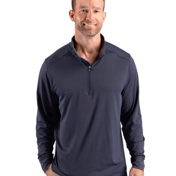 Cutter & Buck Forge Recycled Four-Way Stretch Mens Big & Tall Quarter Zip Pullover Thumbnail
