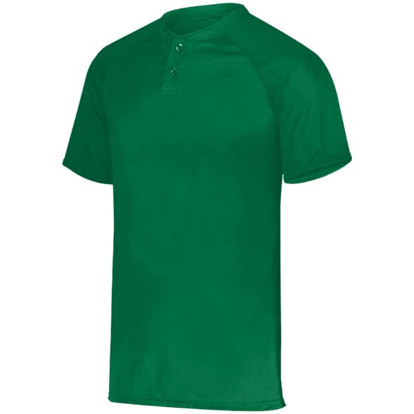 Attain Wicking Two-Button Baseball Jersey Thumbnail