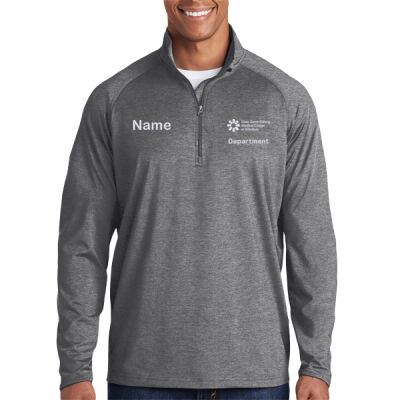 EMB_P - Sport Wick ® Stretch 1/2 Zip Pullover Thumbnail