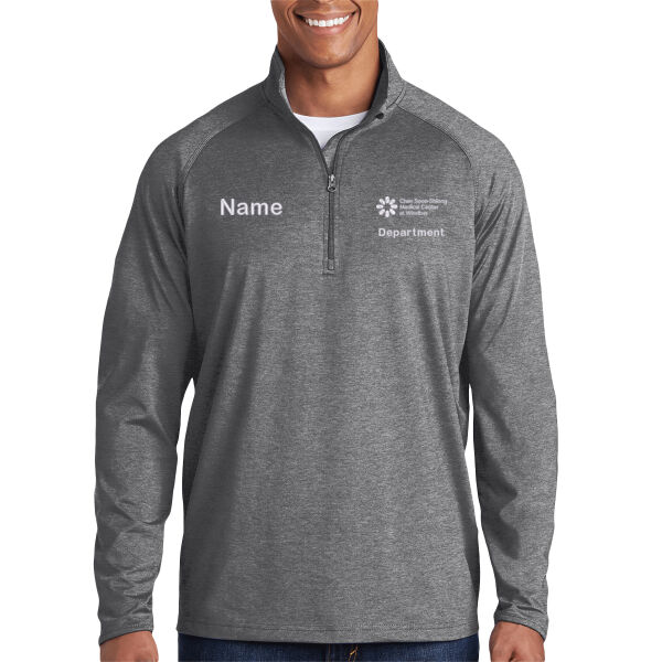 EMB_P - Sport Wick ® Stretch 1/2 Zip Pullover Thumbnail