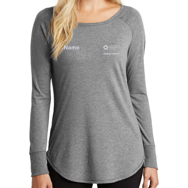 EMB_P - Women's Perfect Tri ® Long Sleeve Tunic Tee Thumbnail