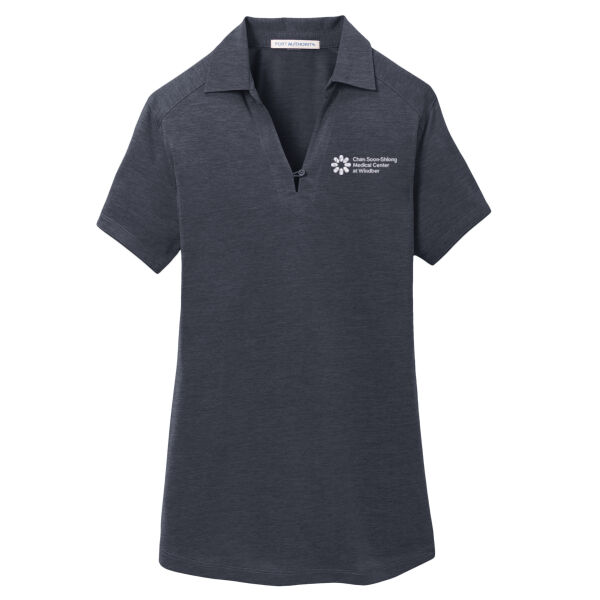 EMB - Ladies Digi Heather Performance Polo Thumbnail